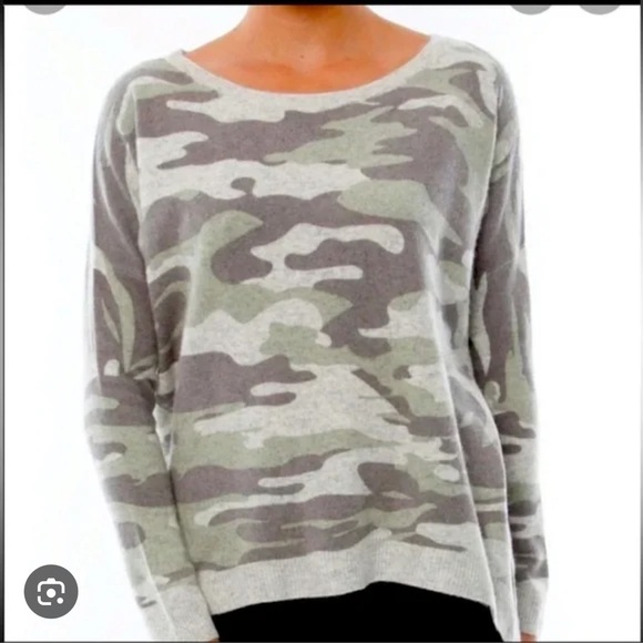 Acrobat Wool Blend Camo Sweater - Picture 1 of 7